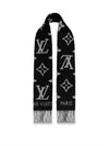 Reykjavik Monogram Cashmere Scarf Black - LOUIS VUITTON - BALAAN 3