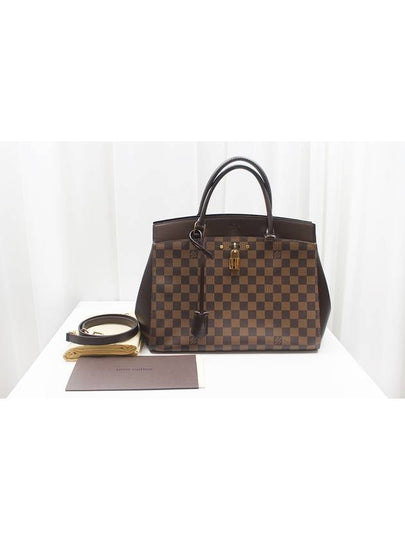 Damier Eben Rivoli MM Tote Shoulder Bag N41150 - LOUIS VUITTON - BALAAN 2