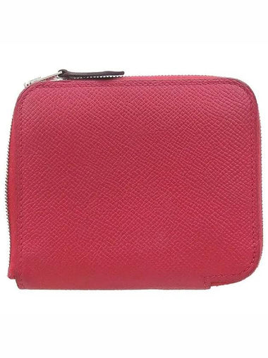 pink half wallet - HERMES - BALAAN 1