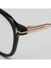 Glasses Frame TF5927DB 001 Blue Light Blocking Square Horn Frame Eye Protection - TOM FORD - BALAAN 5