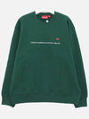 FW22SW28I DK GREEN shop brushed sweatshirt - SUPREME - BALAAN 2