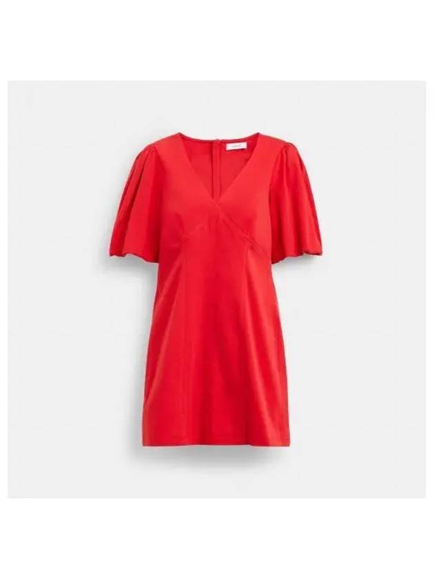 Puff sleeve dress CT006 RED - COACH - BALAAN 2