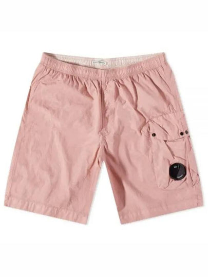 Lens Wappen Nylon Swim Shorts Pink - CP COMPANY - BALAAN 2