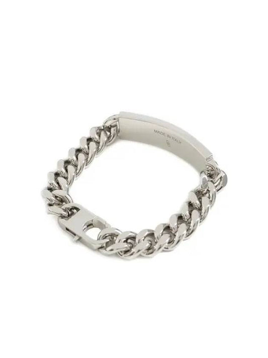 1017 ALYX 9SM silver ID logo chain bracelet AAUJW0119OT01 - MAISON MIHARA YASUHIRO - BALAAN 2