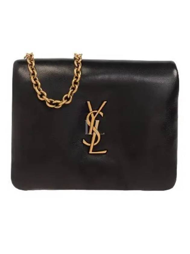 Calypso Chain Card Wallet Black - SAINT LAURENT - BALAAN 2