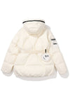 Jacquard middle down jacket CREAM WOMAN - MALBON GOLF - BALAAN 2