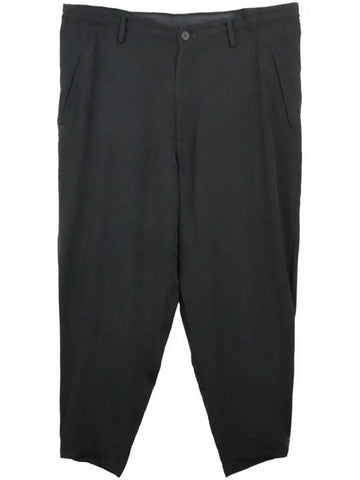 Button Tapered Pants - YOHJI YAMAMOTO - BALAAN 1