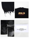 Jesus Loves You Destroyed Knit Top Navy - VETEMENTS - BALAAN 6