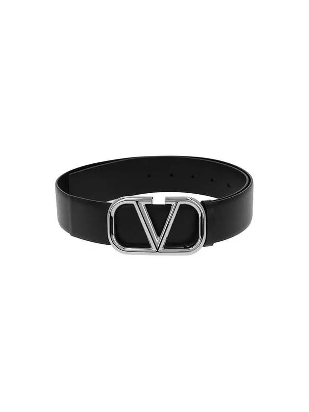 Valentino 5Y2T0Q87 SNP 0NO T0Q87 Garavani V logo silver belt - RED VALENTINO - BALAAN 1