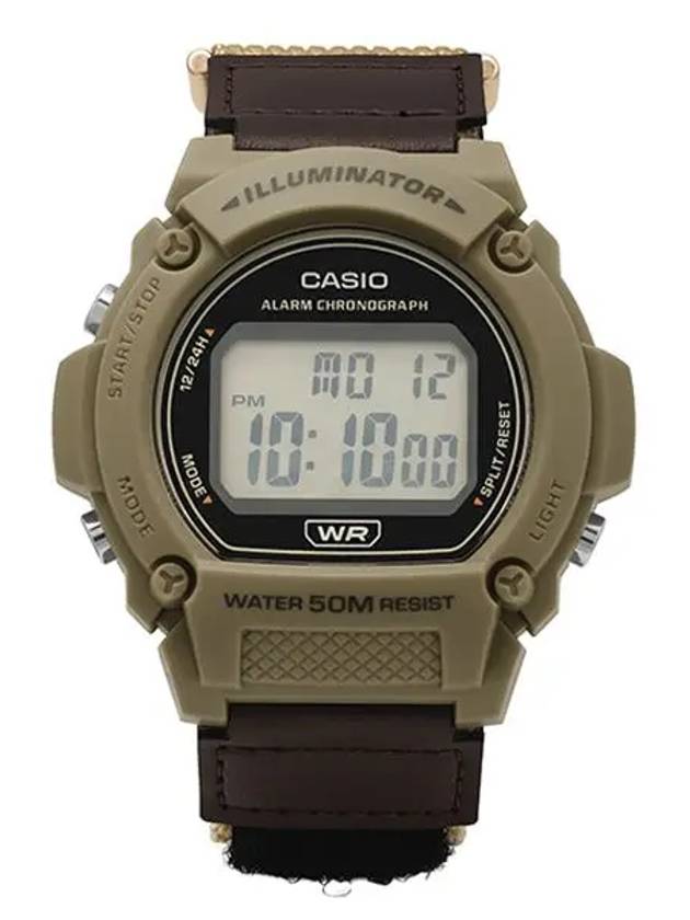 W 219HB 5AVDF 5A Digital Square Men s Urethane Watch - CASIO - BALAAN 3