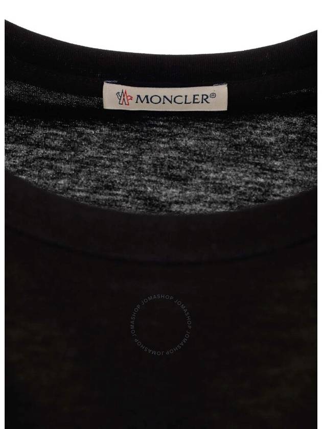 Moncler Logo Patch Cotton T Shirt Size Small - MONCLER - BALAAN 3