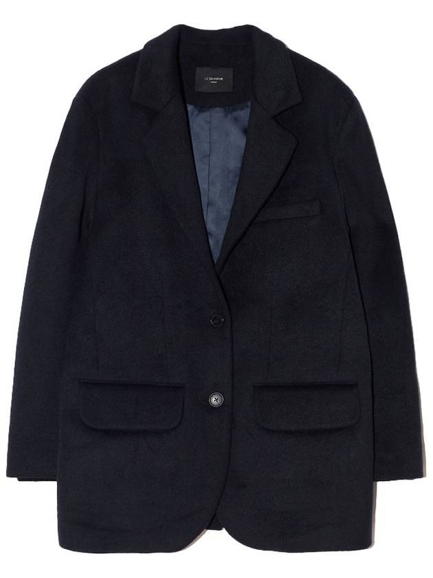 Two Button Wool Jacket Navy - LESEIZIEME - BALAAN 1