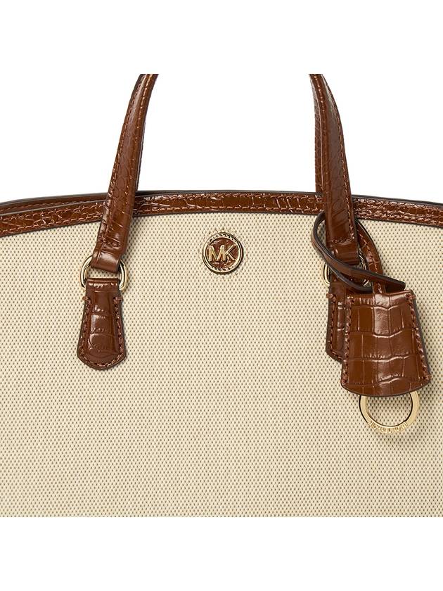 Chantal Small Tote Bag Brown Beige - MICHAEL KORS - BALAAN 9