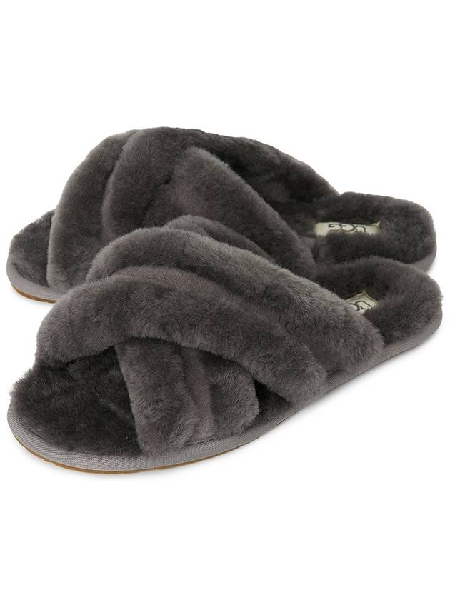 Scuffita Fur Slippers Grey - UGG - BALAAN 2