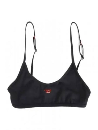 D Logo Bra Bikini Black - DIESEL - BALAAN 2