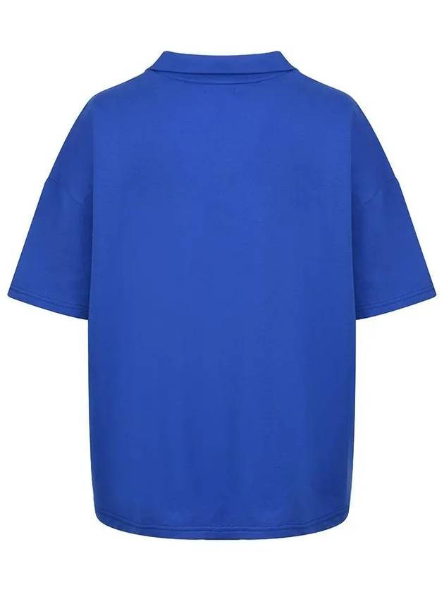 Flee collar neck short sleeve t-shirt MZ3ME180BLU - P_LABEL - BALAAN 3