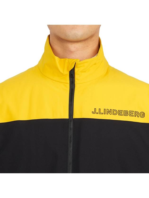 Men's Golf Bridge Rain Jacket Black - J.LINDEBERG - BALAAN 8