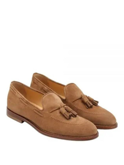 Tassel Decorated Suede Loafers Brown - BRUNELLO CUCINELLI - BALAAN 2