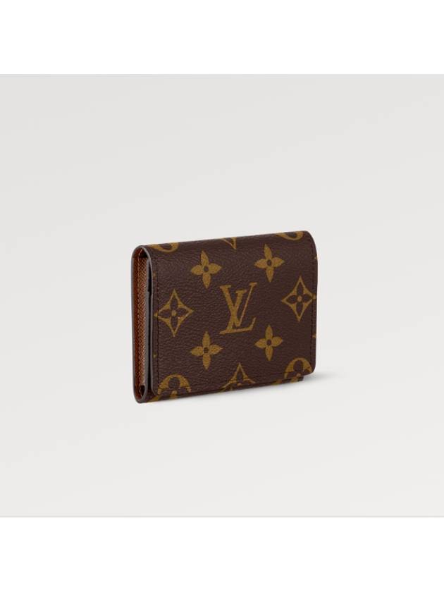 Enveloppe Carte De Visite Monogram Card Wallet Brown - LOUIS VUITTON - BALAAN 3