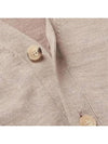 Fox Head Patch Classic Cardigan Beige Melange - MAISON KITSUNE - BALAAN 5