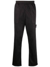 Ghost Piece Stretch Cotton Lyocell Satin Cargo Pants Black - STONE ISLAND - BALAAN 3