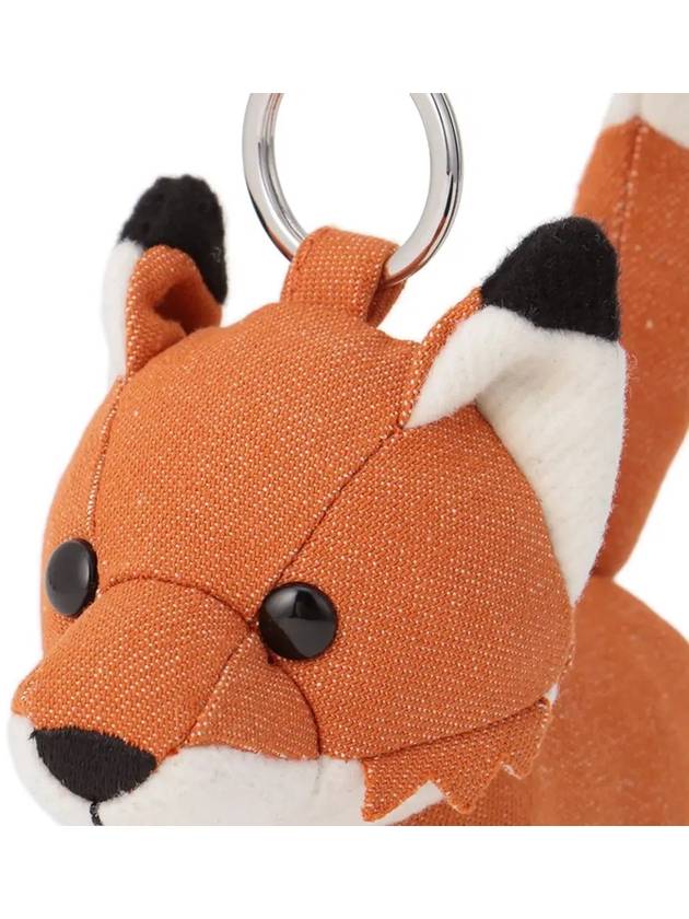 Medium Fox Charm Key Holder Rust - MAISON KITSUNE - BALAAN 5