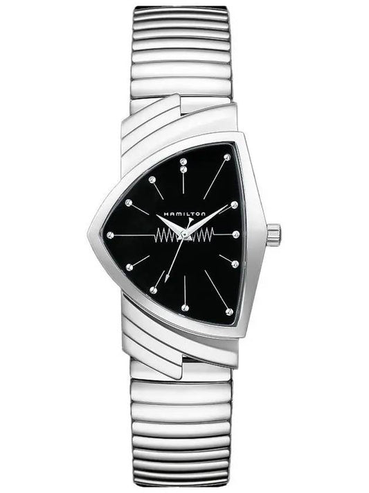 Ventura Quartz Metal Watch Black - HAMILTON - BALAAN 2