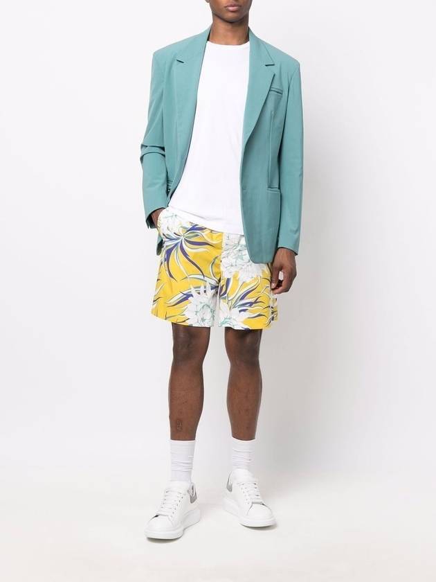 street flower printing shorts yellow - VALENTINO - BALAAN 5