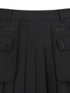 Women s Pleated Culottes Skirt - WAAC - BALAAN 3