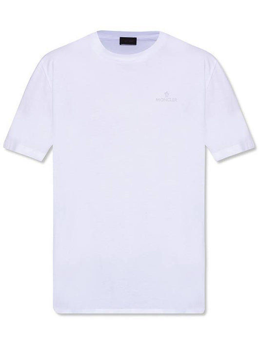 Logo Short Sleeve T-Shirt White - MONCLER - BALAAN 1