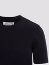 Washed Lambswool Crewneck Knit Top Navy - MAISON MARGIELA - BALAAN 3