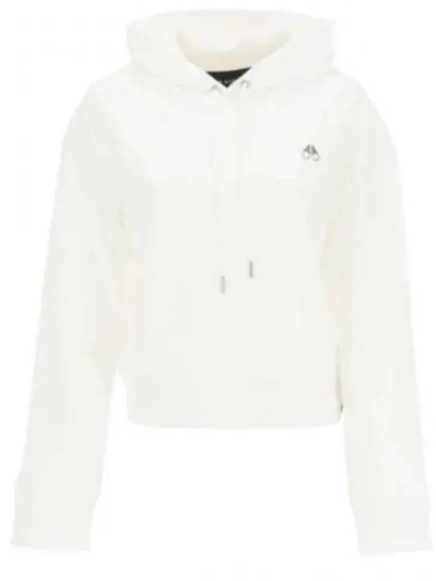 Alice Creek Logo Hoodie White - MOOSE KNUCKLES - BALAAN 2