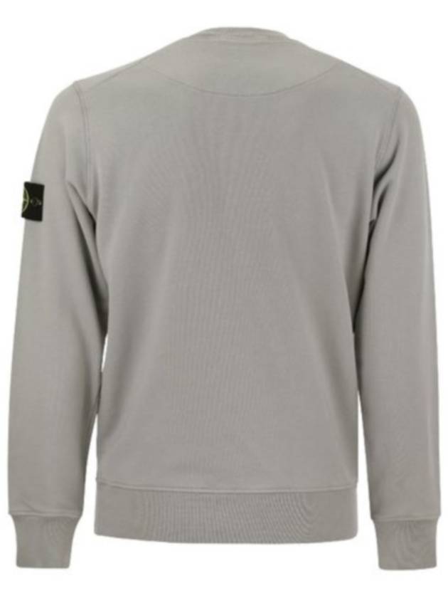 Wappen Patch Garment Dyed Sweatshirt Grey - STONE ISLAND - BALAAN 4