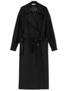 Peach Long Barbary Trench Coat - NDA - BALAAN 4