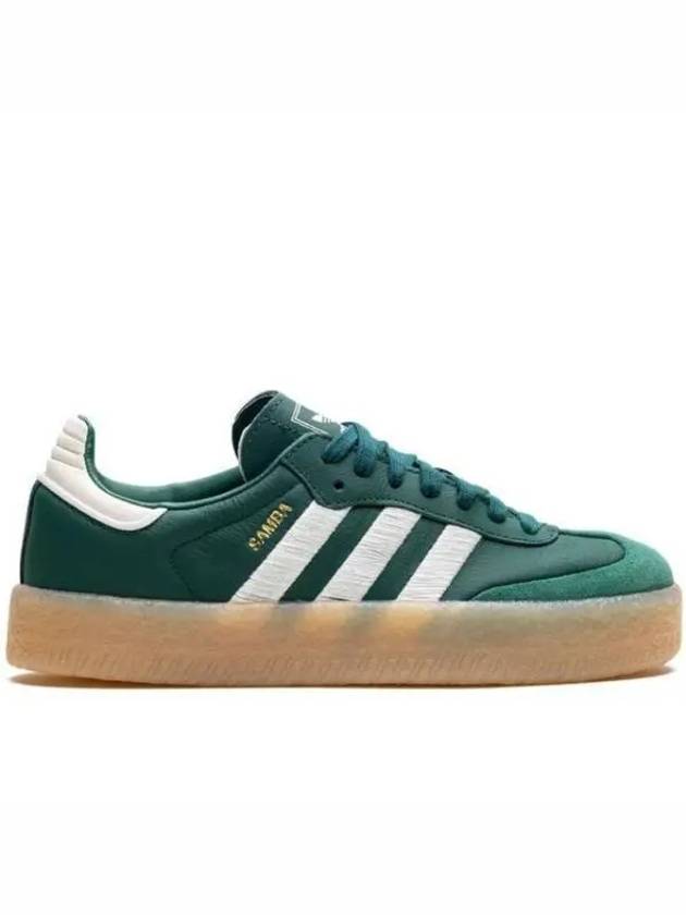 Sambae Leather Low Top Sneakers Collegiate Green - ADIDAS - BALAAN 2