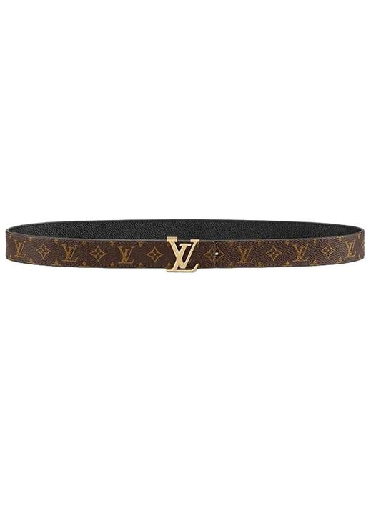 LV Iconic 25mm Reversible Leather Belt Brown - LOUIS VUITTON - BALAAN.