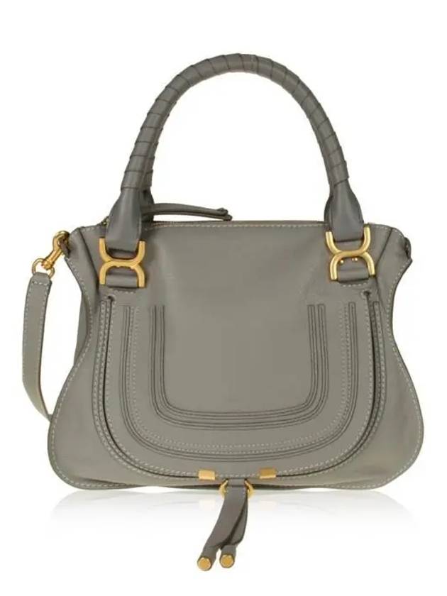 Grained Calfskin Small Tote Bag Grey - CHLOE - BALAAN 2