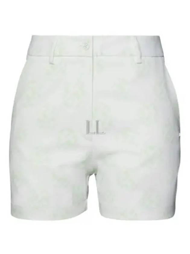 Women's Gwen Print Golf Shorts White - J.LINDEBERG - BALAAN 2