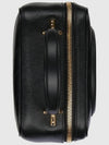 Blondie Top Zipper Leather Shoulder Bag Black - GUCCI - BALAAN 9