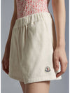 Women's Terrycloth Shorts White - MONCLER - BALAAN 2