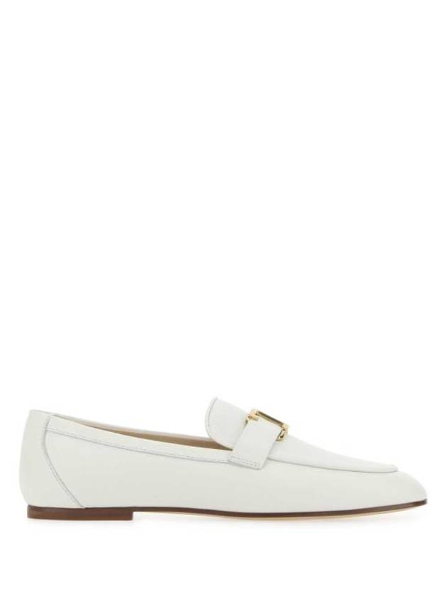 T Timeless Leather Loafers White - TOD'S - BALAAN 2