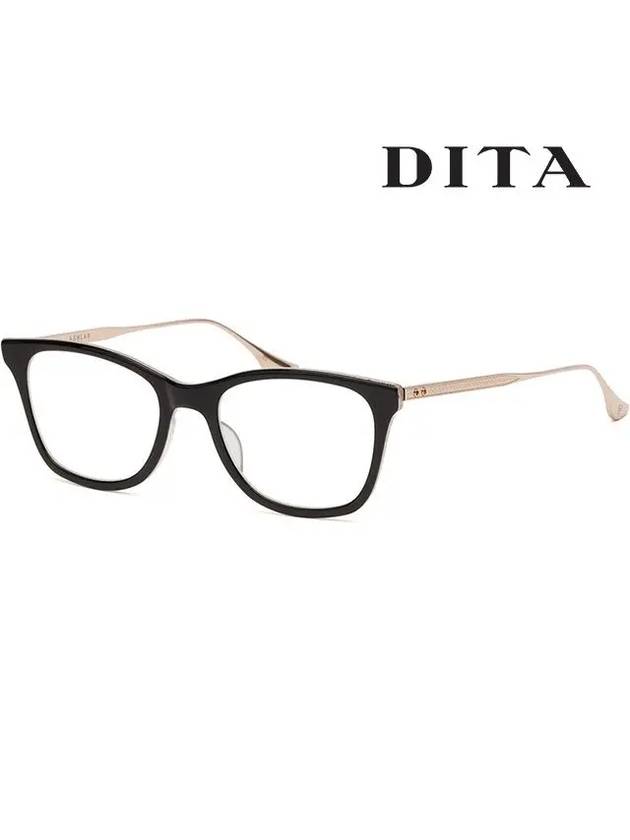 Glasses frame ASHLAR DTX505 50 01 horn rim titanium ultra light - DITA - BALAAN 4