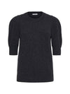 Short Sleeve Knit Top Anthracite Melange - LEMAIRE - BALAAN 1