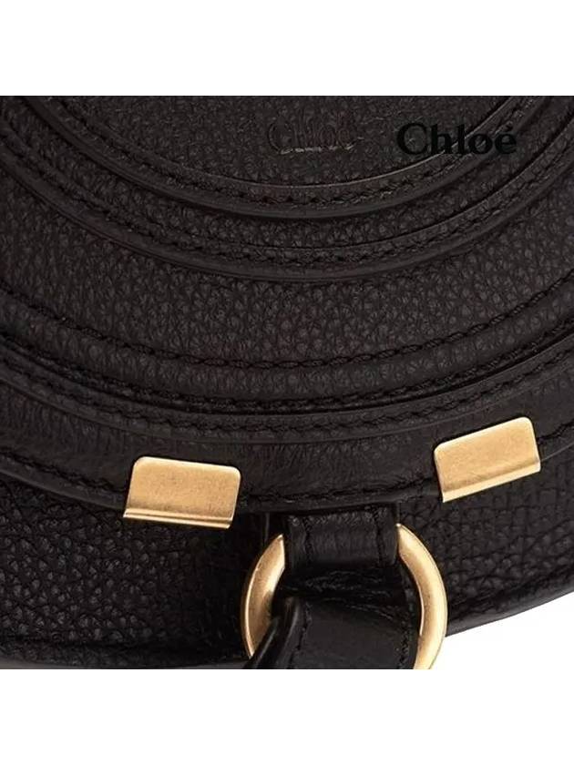 Marcie Small Saddle Cross Bag Black - CHLOE - BALAAN 5