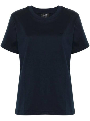 Standard Brode Logo Short Sleeve T-Shirt Navy - A.P.C. - BALAAN 1