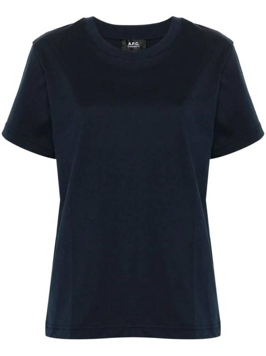 Standard Brode Logo Short Sleeve T-Shirt Navy - A.P.C. - BALAAN 1