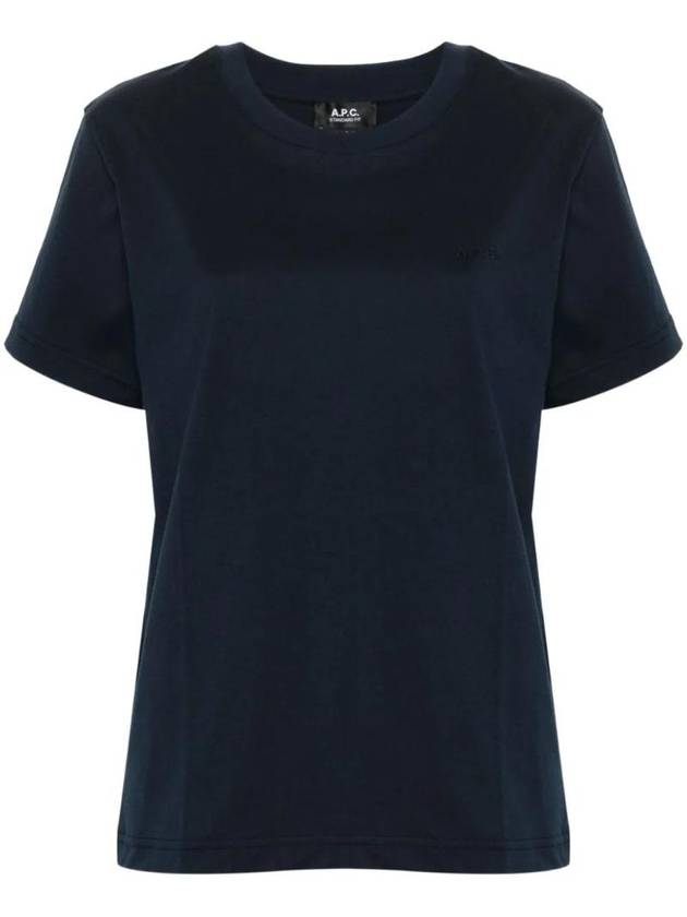 Standard Brode Logo Short Sleeve T-Shirt Navy - A.P.C. - BALAAN 1