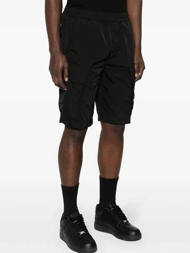 Chrome R Bermuda Shorts Black - CP COMPANY - BALAAN 4