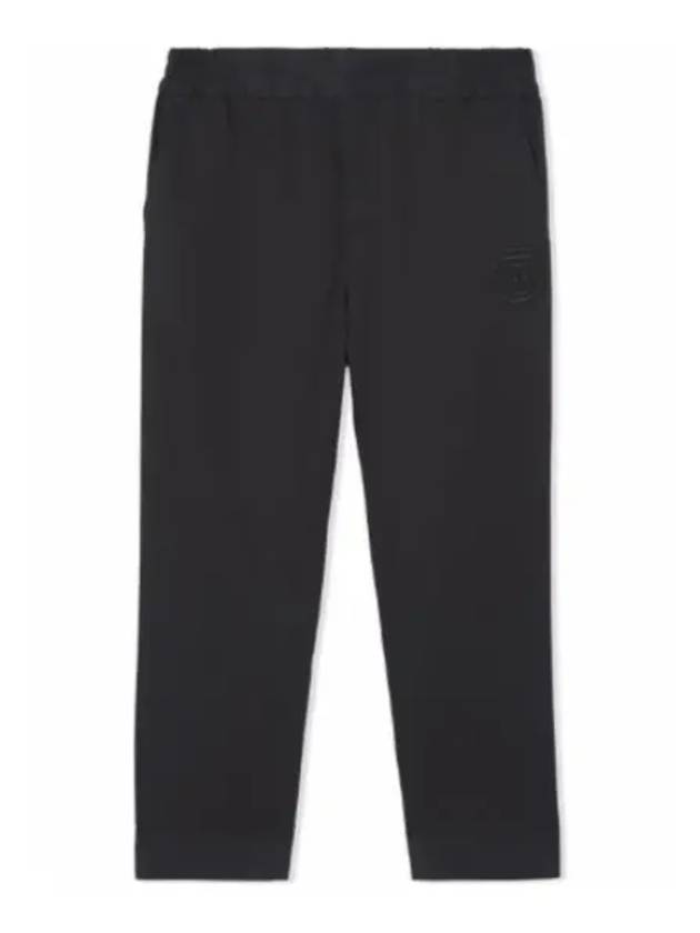 Kids TB Logo Cotton Pants Black 8047758 Outlet Italy - BURBERRY - BALAAN 1