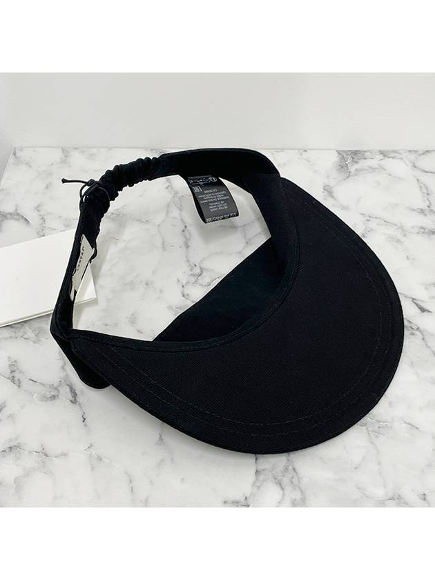 TYRY Logo Visor Cap Hat Black Ecru CQ004XFA A3C05A BKEC - ISABEL MARANT ETOILE - BALAAN 4